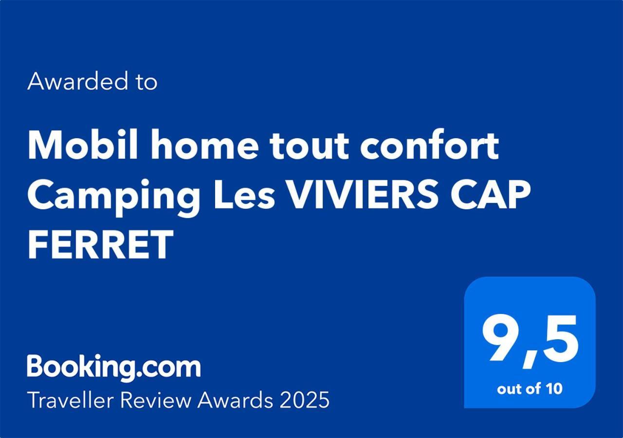 Mobil Home Tout Confort Camping Les Viviers Cap Ferret Lège-Cap-Ferret 外观 照片